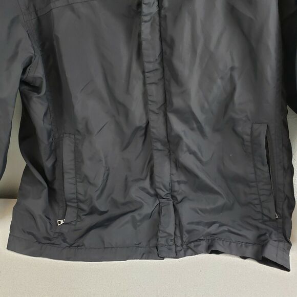 Marc New York Mens Black Nylon Full Zip Long Sleeve Bomber‎ Jacket Size Large - Picture 4 of 8